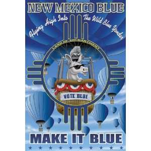  New Mexico Blue 28x42 Giclee on Canvas
