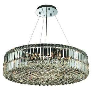 RC Maxim 7.5 Inch High 18 Light Chandelier, Chrome Finish with Crystal 