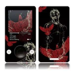   Zune  30GB  Derek Hess  Full Eagle Skin  Players & Accessories