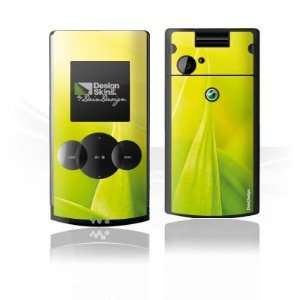  Design Skins for Sony Ericsson W980i   Green Leave Design 