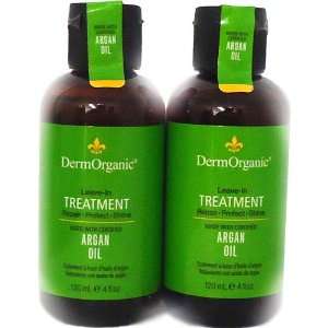  DermOrganic Leave in Treatment 4oz Pack of 2 Beauty