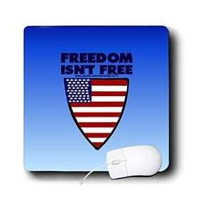  Deniska Designs USA   Freedom Isnt Free on Blue   Mouse 