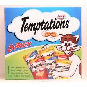  Whiskas Temptations (6 pack   3.0 oz each pouch) 2 Hearty 