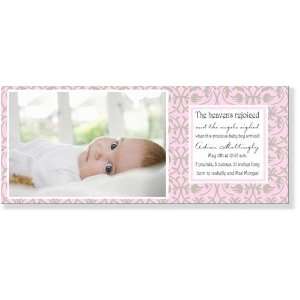  Photo Cards   Alfresco Rosa Birth Announcement Everything 