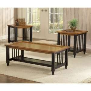  Bernards Black Smith Country Pine Black 3 Pack Occasional 