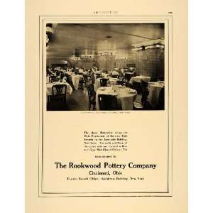  1915 Ad Rookwood Pottery Cafe Savarin Equitable Building 