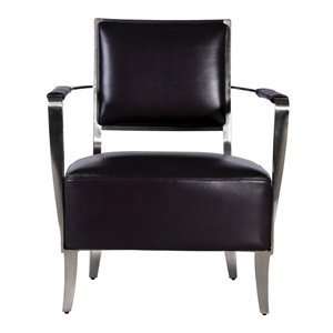  Bellini Modern Oscar AC   WHT Accent Chair