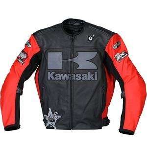  Joe Rocket Kawasaki Heavy Leather Jacket   5X Large/Black 
