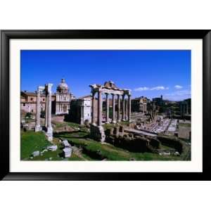  Roman Forum Ruins., Rome, Lazio, Italy Framed Photographic 