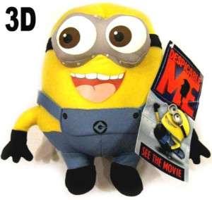 DESPICABLE ME 3D MINION Jorge Stuffed Plush Toy RARE  