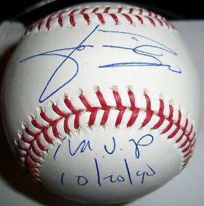 Jose Rijo Signed Official MLB Baseball 1990 WS MVP  