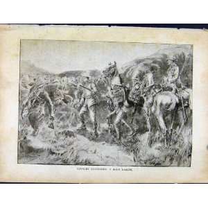  Boer War By Richard Danes Cavalry Boer Laager Print