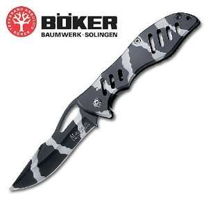  Boker Magnum Tactical Camo II Folding Pocket Knife Sports 