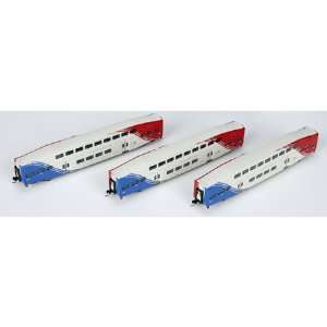  Athearn N Scale RTR Bombardier Coach, Utah Front Runner (3 