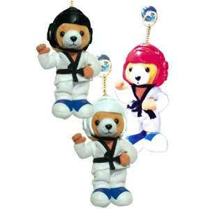  Window Decor   Karate Bear with Red Helmet Sports 