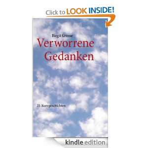 Verworrene Gedanken und andere Geschichten (German Edition 