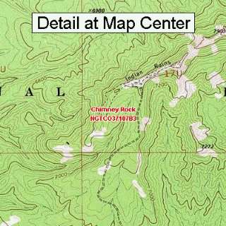   Map   Chimney Rock, Colorado (Folded/Waterproof)