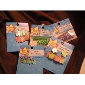  Bracelet Kits and 3 Cards of Charms Arts, Crafts & Sewing