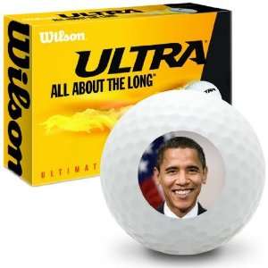 Barack Obama   Wilson Ultra Ultimate Distance Golf Balls