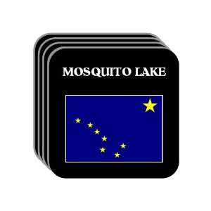  US State Flag   MOSQUITO LAKE, Alaska (AK) Set of 4 Mini 