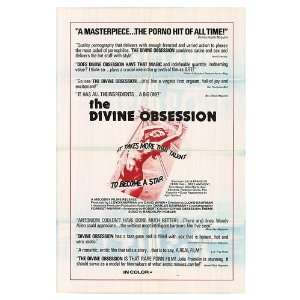  Divine Obsession Original Movie Poster, 27 x 41 (1975 