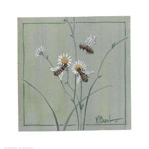 Honey Bees by Paul Brent 8x8 