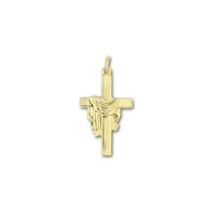  Gold Filled Robed Cross Charm Arts, Crafts & Sewing