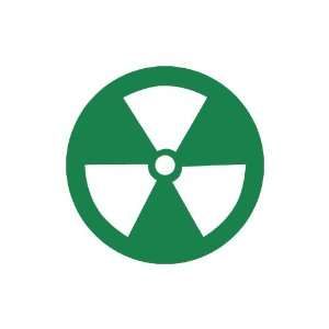    Radioactive GREEN Vinyl window decal sticker