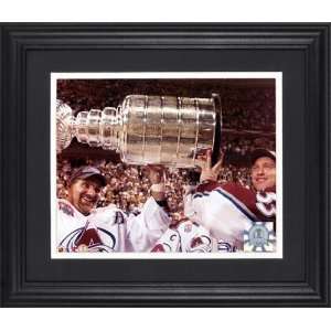  Ray Bourque and Patrick Roy Colorado Avalanche Framed 