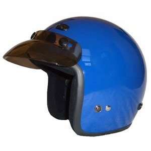  RMT 10 DOT Motorcycle Helmet Blue Automotive