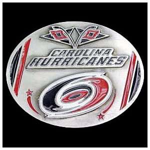 Carolina Hurricanes Enameled Belt Buckle   NHL Hockey Fan Shop Sports 