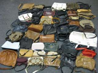 Wholesale Coach Lot of 50 Black Brown Red Leather Purse Handbag Bag 