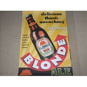  REDHOOK ALE BREWERY BLONDE ALE 24 x 36 Poster Lightly 