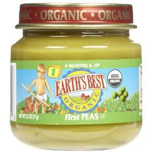  Baby Foods, Organic First Peas, 2.5 oz (71 g) Health 