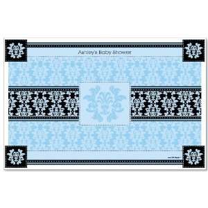    Damask Boy   Personalized Baby Shower Placemats Toys & Games