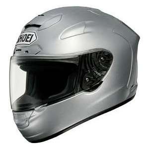   12 LIGHT SILVER SIZELRG MOTORCYCLE Full Face Helmet Automotive