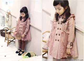 2011 Korean style Girls winter Princess dress lace long sleeved double 