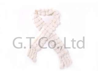 0047 Winter Rex rabbit fur 4 colors neck warmer scarf muffler scarves 