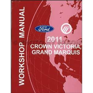  2011 Ford Crown Victoria Mercury Grand Marquis Repair Shop 