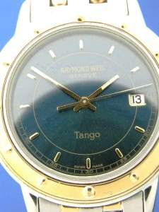 Mans Raymond Weil Geneve Tango Stainless/Gold Watch (54932)  