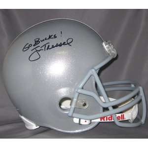 Jim Tressel Autographed Ohio State Full Size Helmet   Autographed 