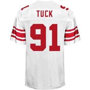   York Giants 91# Tuck White Jersey Size M/48 xxxl/56