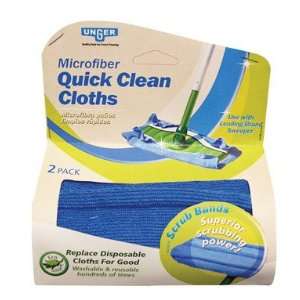  Unger Industrial 962990 Quick & Clean Cloths 2 Pack