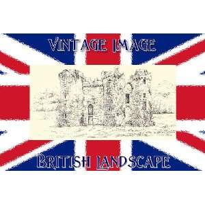   inch x 4 inch (14 x 10cm) British Landscape Upton Castle Pembrokeshire