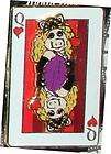 DSF   Muppet Playing Cards   Miss Piggy   Queen   L/E of only 300 pins 