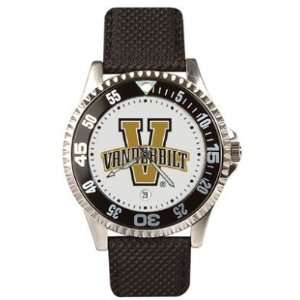 Vanderbilt Commodores Competitor Leather Mens NCAA Watch  