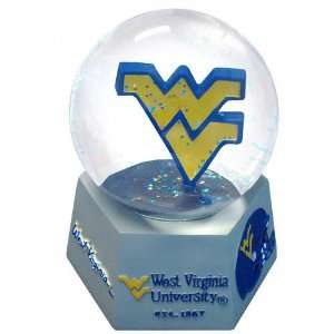 West Virginia Mountaineers   West Virginia Mascot Musical Water Globe 