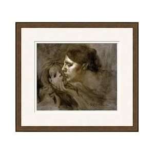  The Motherly Kiss Framed Giclee Print
