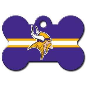    Officially Licensed NFL Minnesota Vikings Pet Tag Id