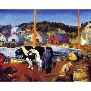   George Wesley Bellows   24 x 20 inches   Ox Team, W